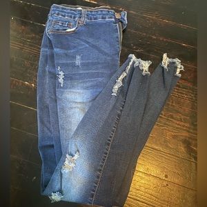 Bamboo Jeans, Dark washed, Size 13